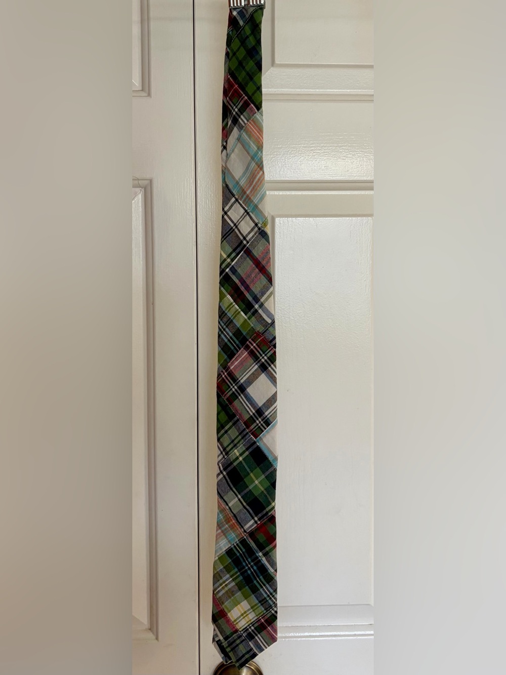 J Crew madras  Plaid Men's Tie